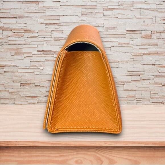 Tory Burch Orange Glasses Case - Picture 4 of 7